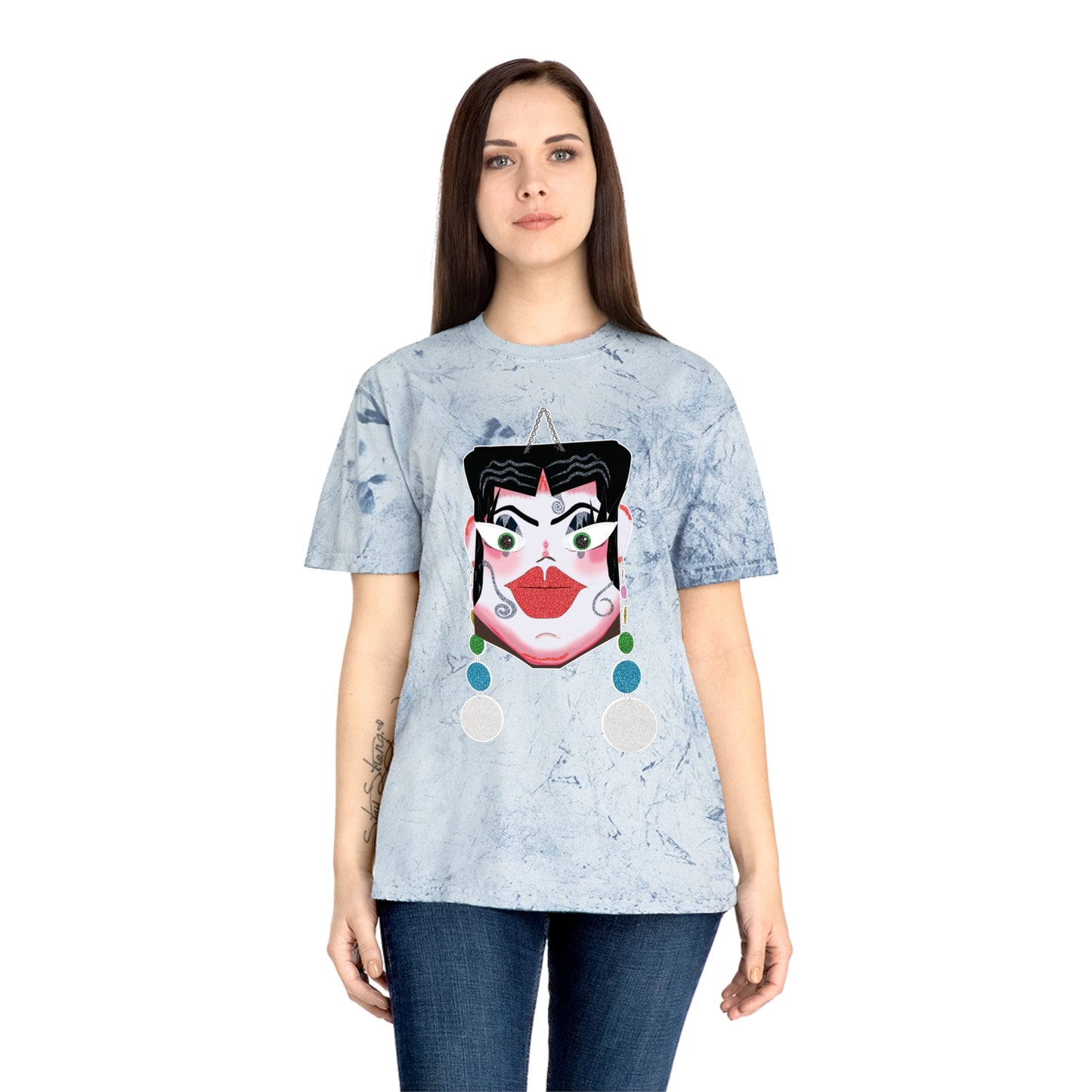 Carrie Black Art Mask Color Blast T-Shirt